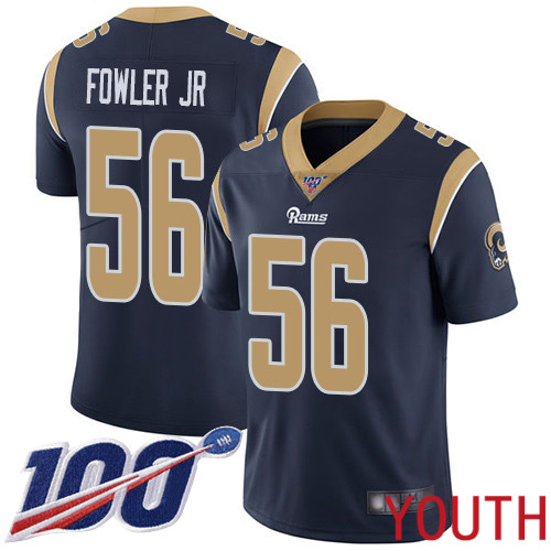 Los Angeles Rams Limited Navy Blue Youth Dante Fowler Jr Home Jersey NFL Football #56 100th Season Vapor Untouchable->women nfl jersey->Women Jersey